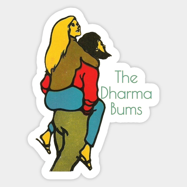 The Dharma Bums Sticker by Distancer